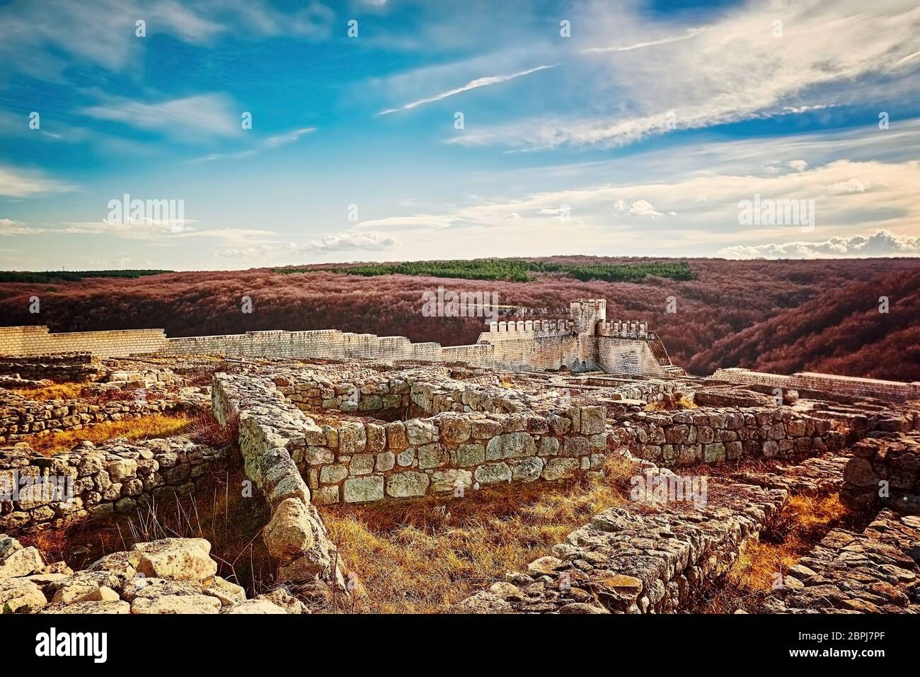 Remains of the Shumen Fortress, Bulgaria Stock Photo - Alamy