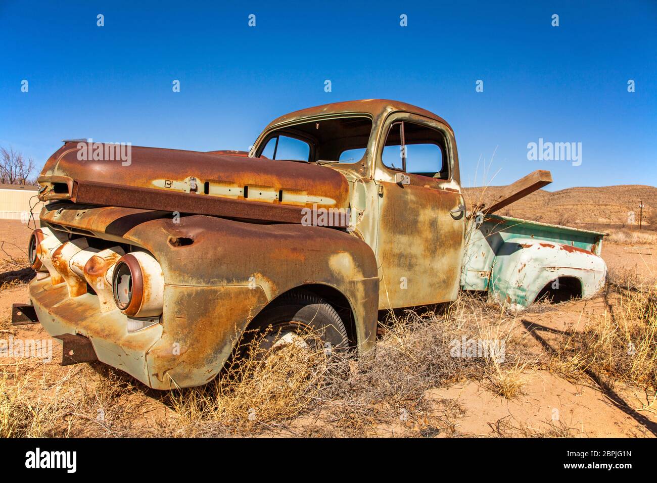 Old timer in the desert in Arizona USA Stock Photo