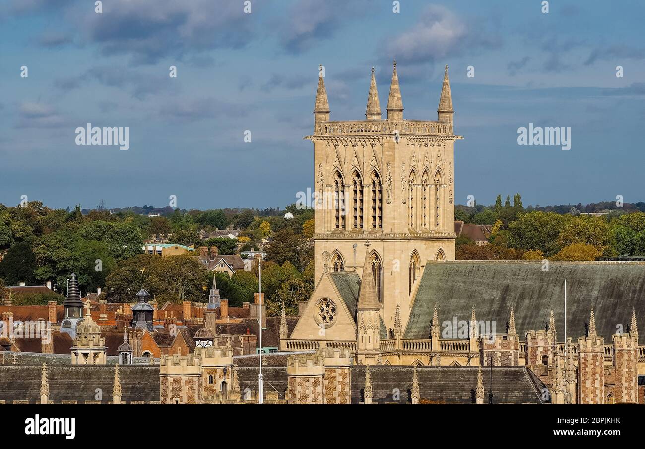 Cambridge cambridgeshire aerial hi-res stock photography and images - Alamy