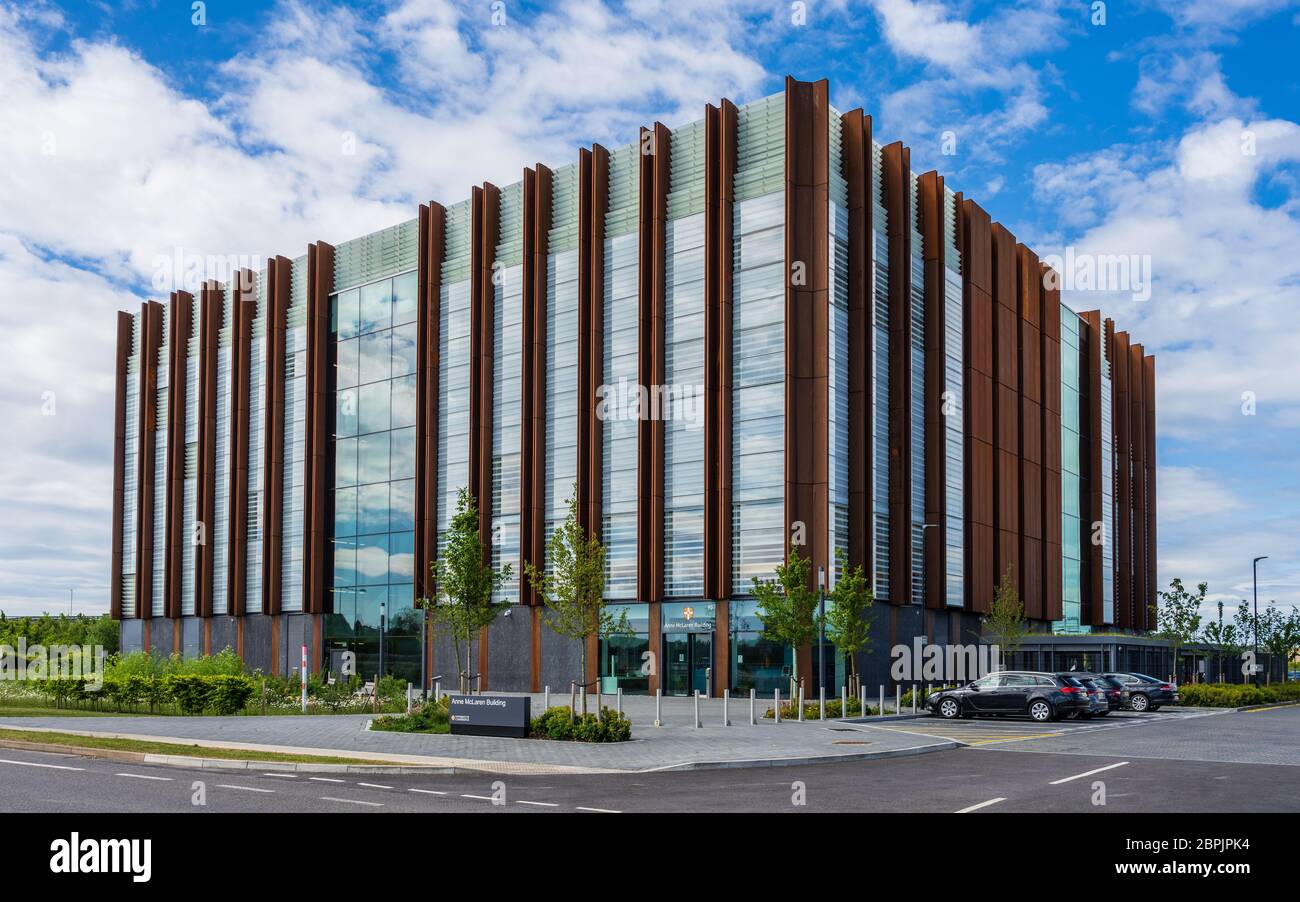 Anne McLaren Laboratory Cambridge on the Cambridge Biomedical Campus. Covid-19 testing centre Cambridge University, AstraZeneca and GlaxoSmithKline. Stock Photo