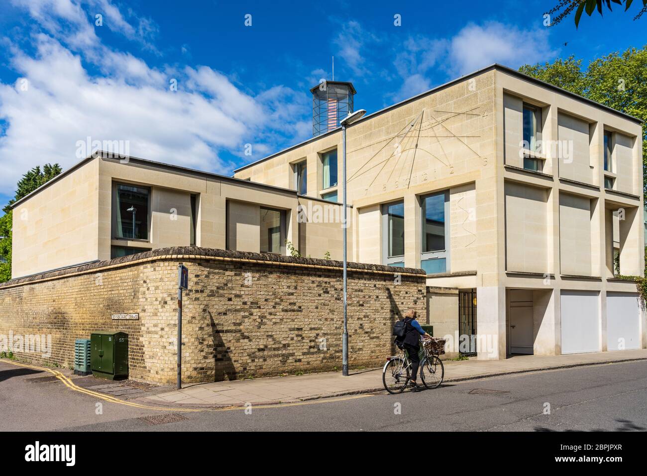 Foundress Court Pembroke College University of Cambridge - Student Accommodation, Masters Lodge and other facilities - Eric Parry Architects 1998 Stock Photo