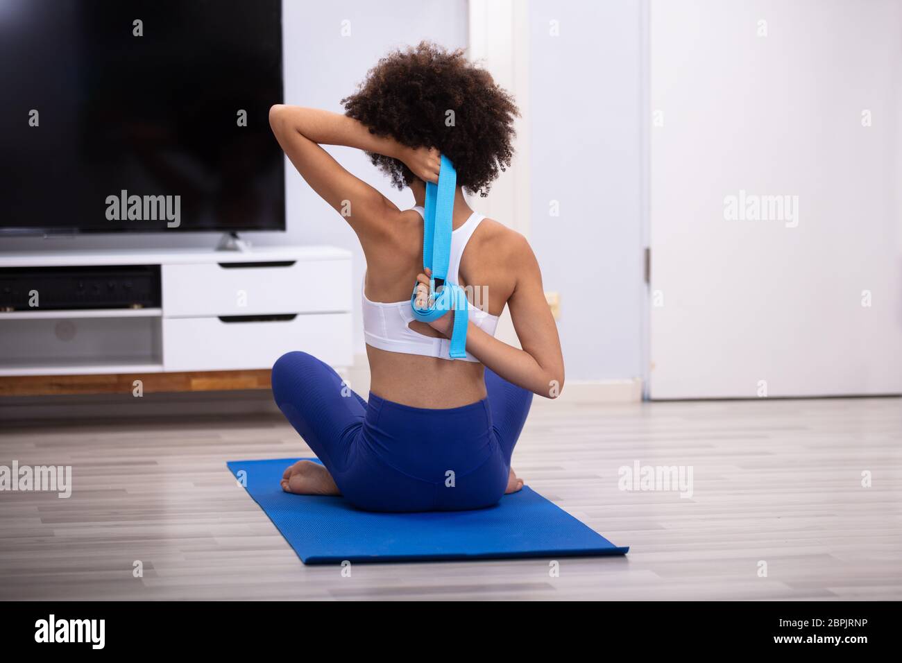 Rear view fit african american hi-res stock photography and images - Alamy