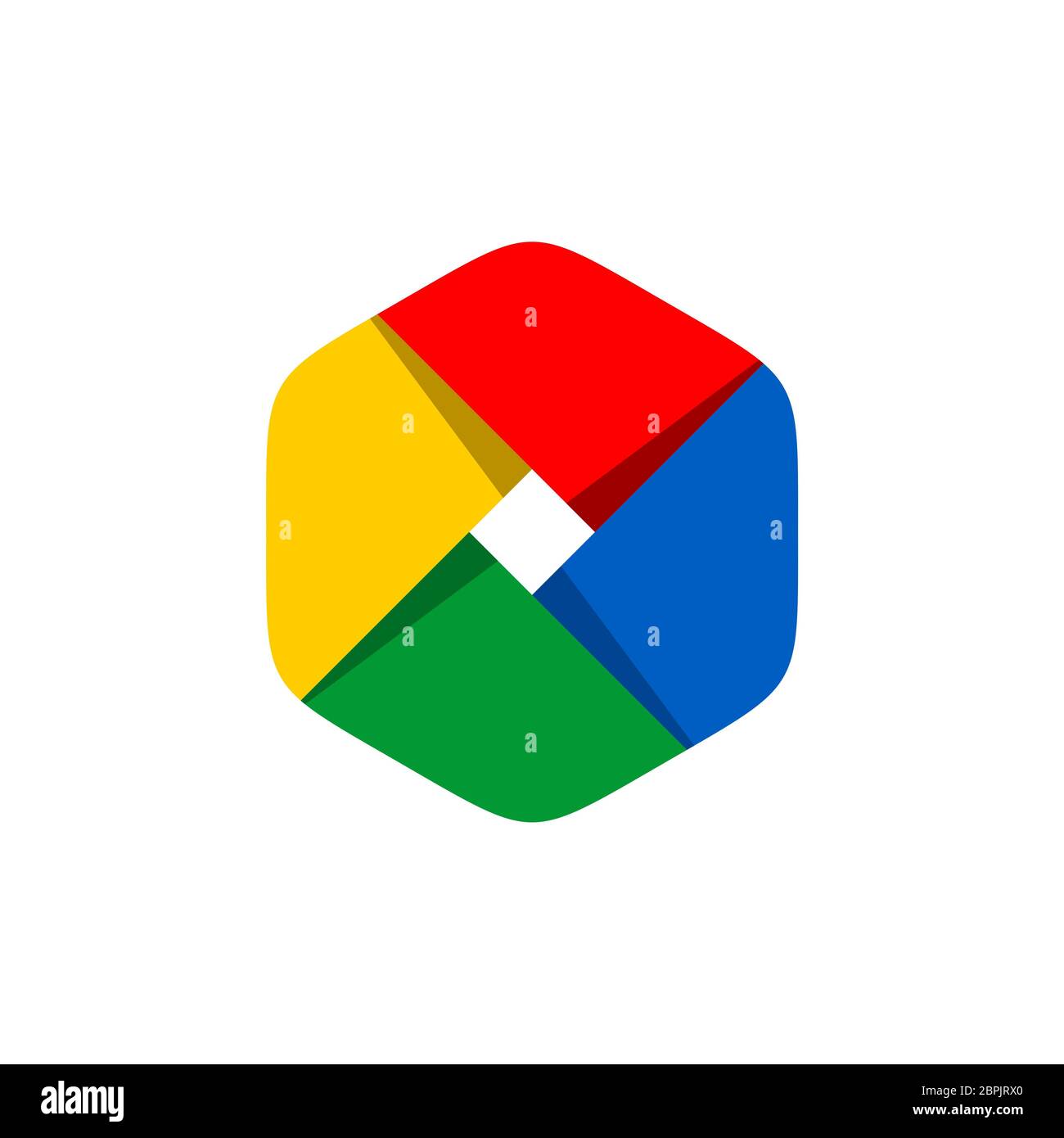 Hexagon Plaited Logo Template Illustration Design. Vector EPS 10 Stock ...