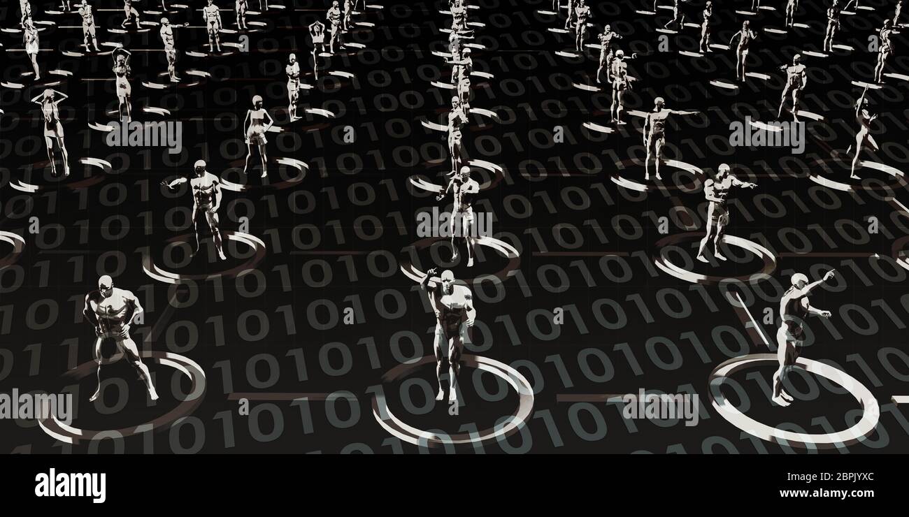 Doing Business in a Virtual Environment Technology Meeting Concept Stock Photo