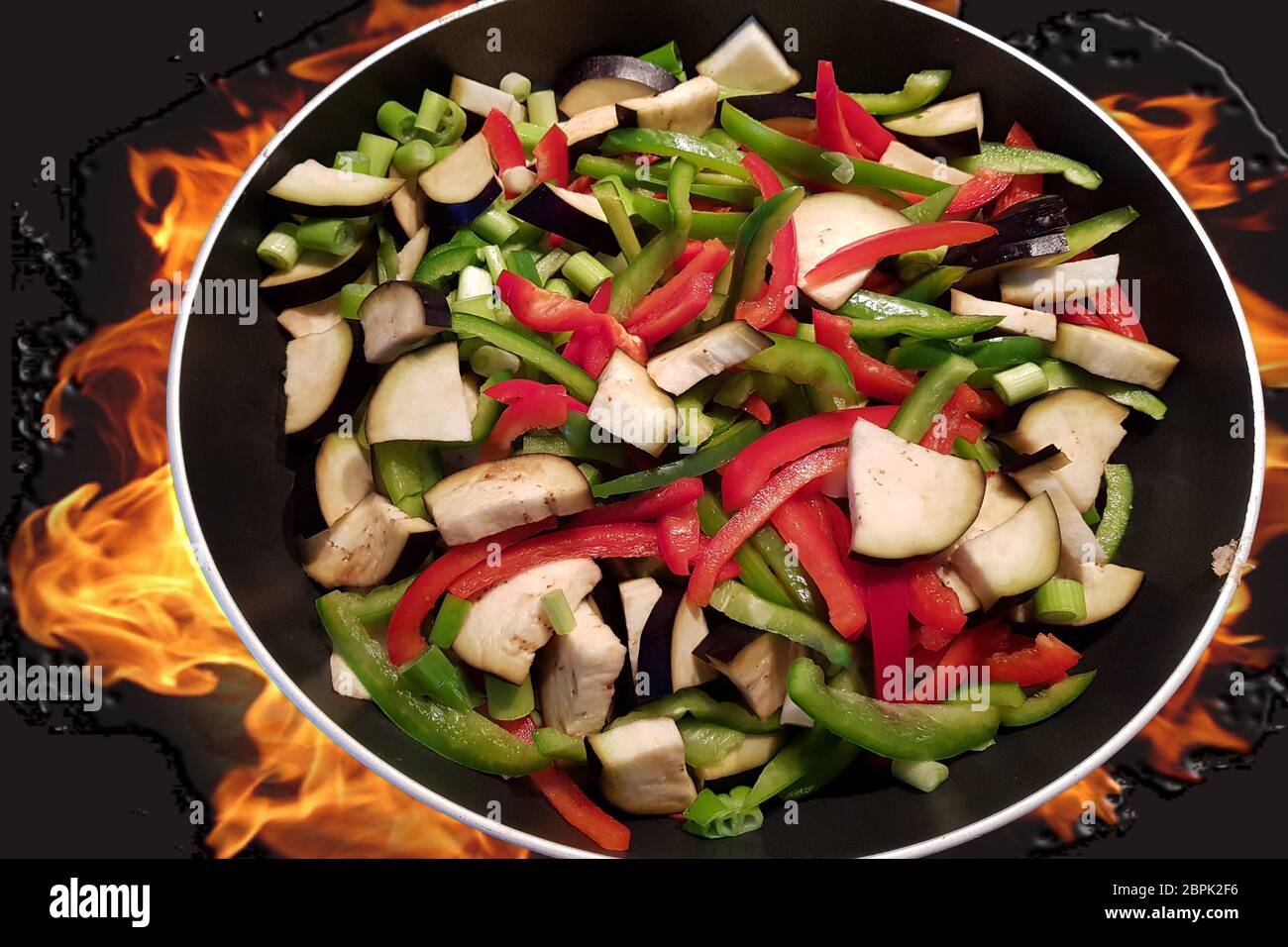 grilled vegetables cast iron skillet