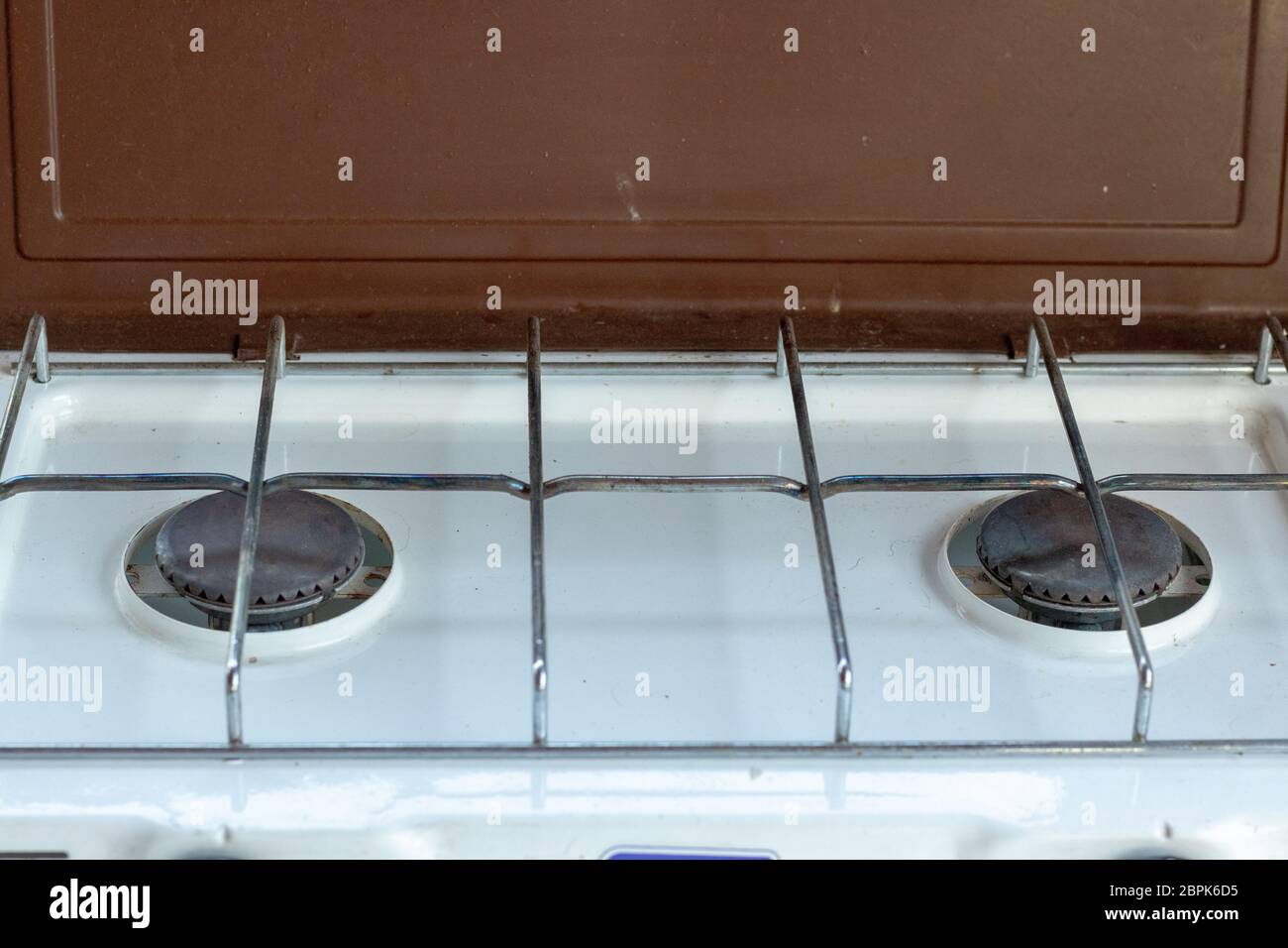 Gas cooker Camping Stock Photo Alamy