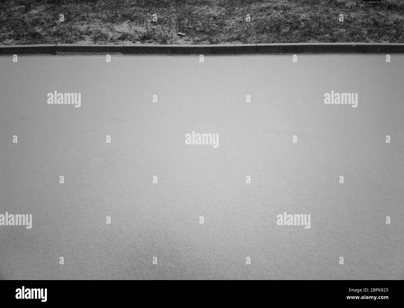 Black and white winter snow on empty road background Stock Photo - Alamy