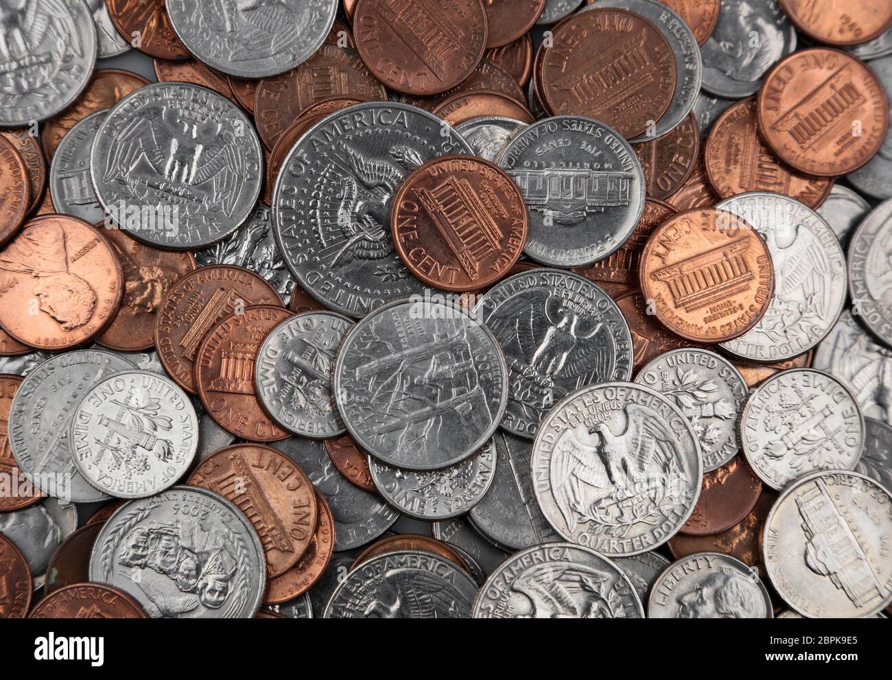 Penny american money currency close hi-res stock photography and images ...