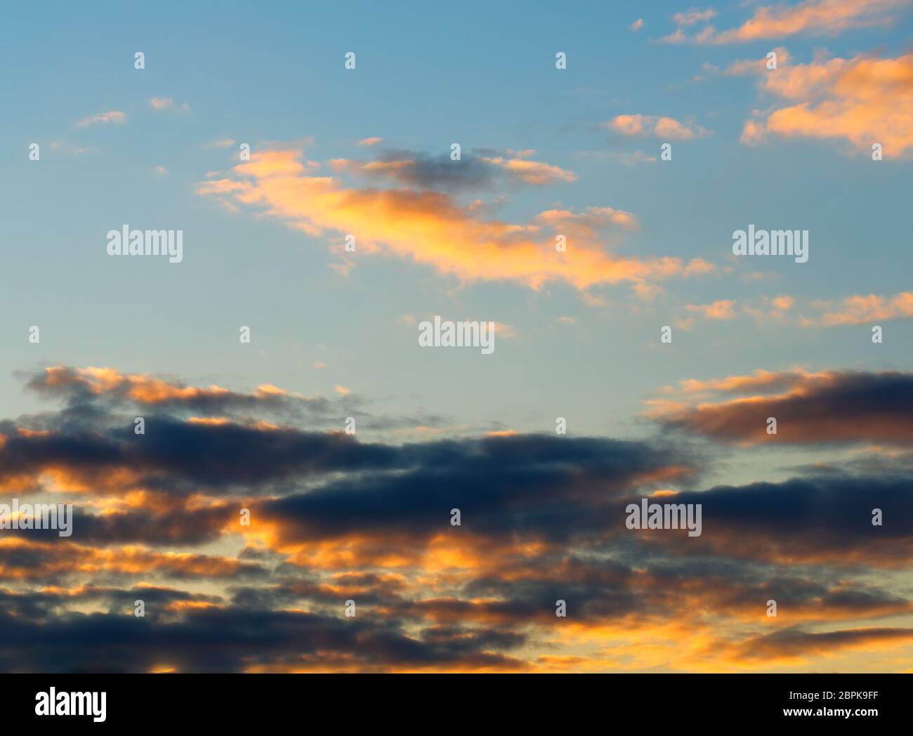 Sunset Clouds Background