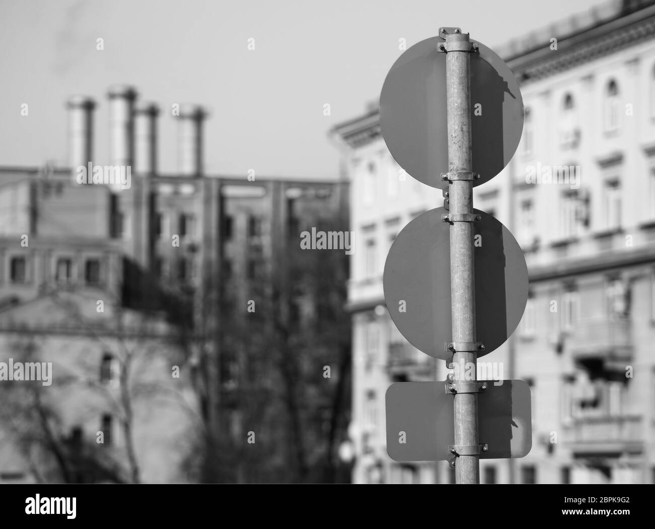 White road signs hi-res stock photography and images - Alamy