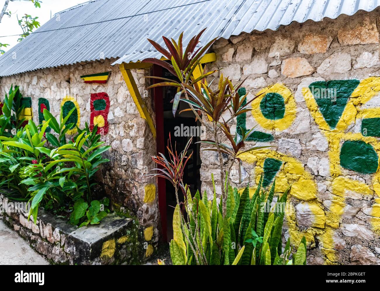 Feel the reggae vibes in jamaica ! The Land of Bob Marley Stock Photo -  Alamy
