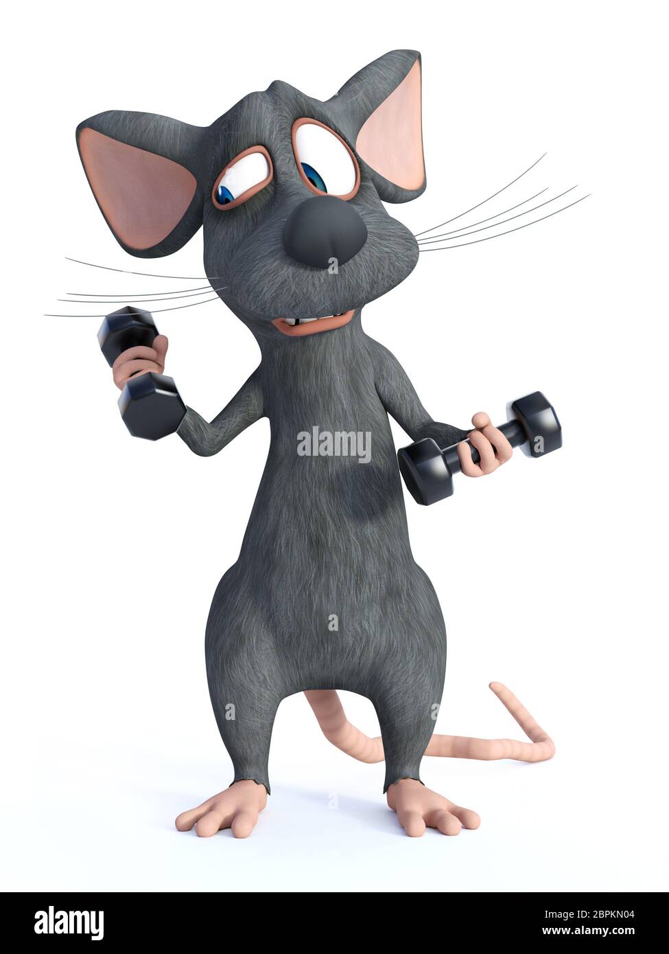 Gym Rat Stock Illustration - Download Image Now - Rat, Cartoon