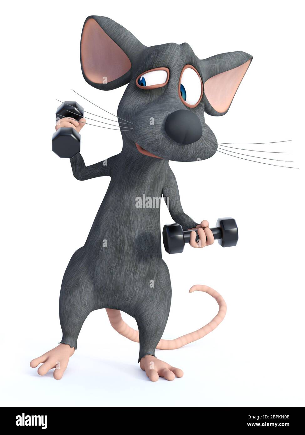 Gym Rat Stock Illustration - Download Image Now - Rat, Cartoon