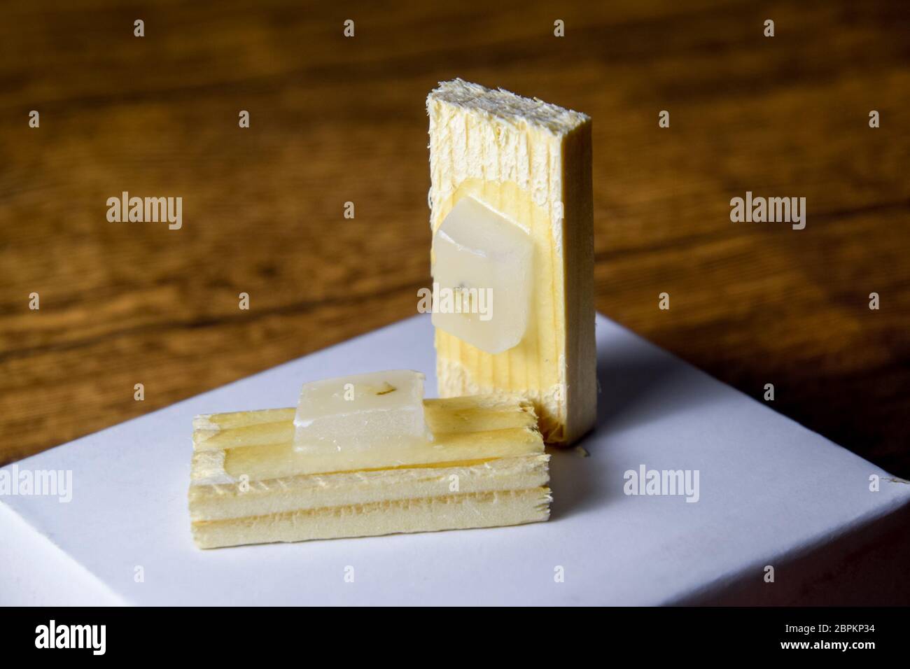 Paraffin blocks with cancer samples, samples for histological examination of the tumor. Pieces