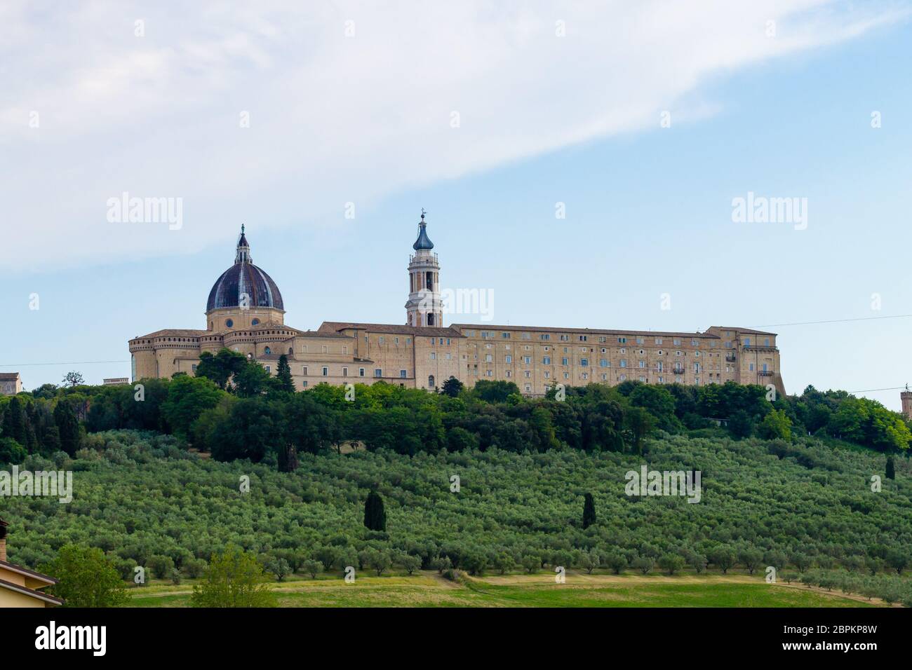 View from Loreto, Marche, Italy. Italian landmark Stock Photo Alamy