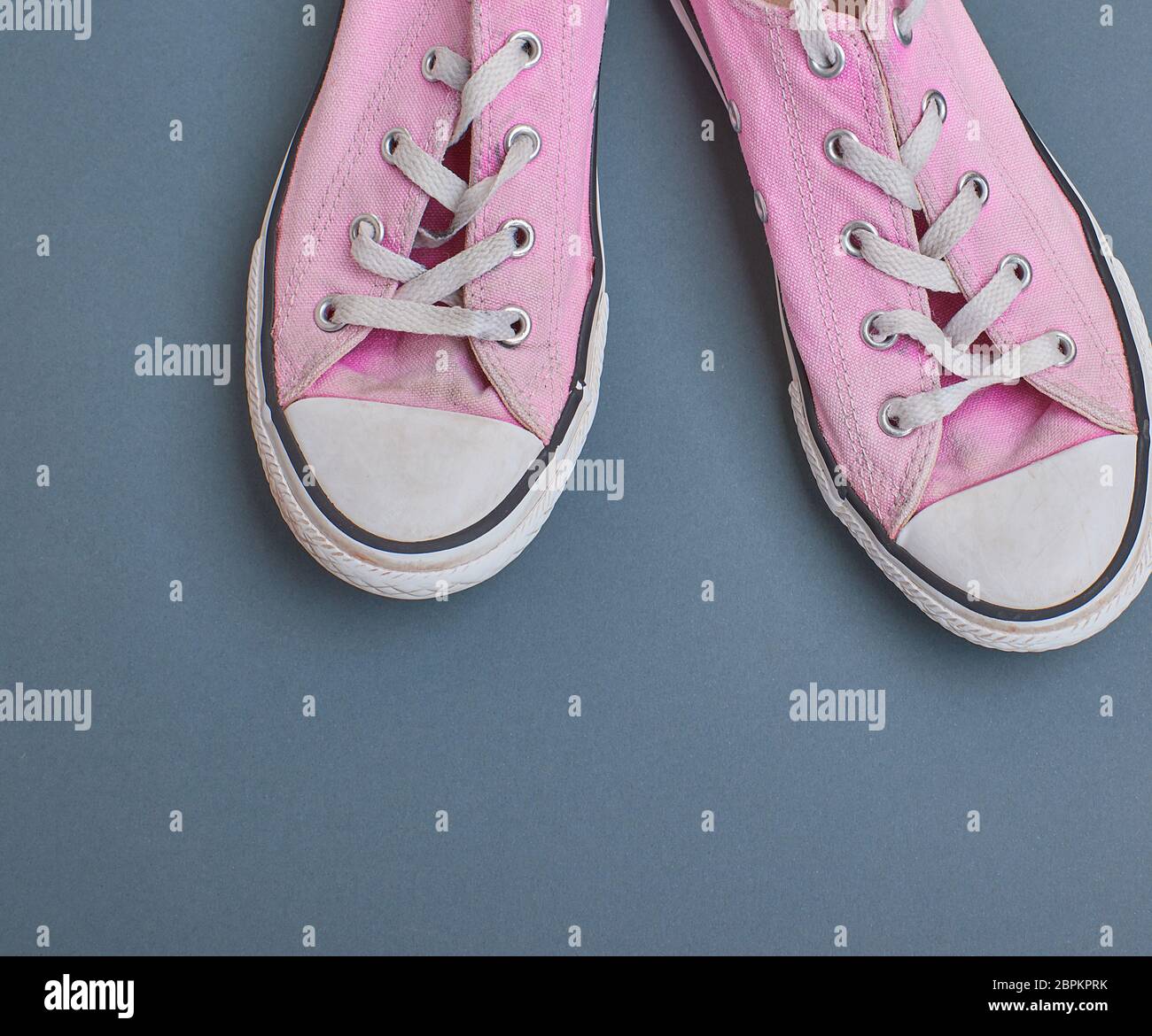 pink converse black laces