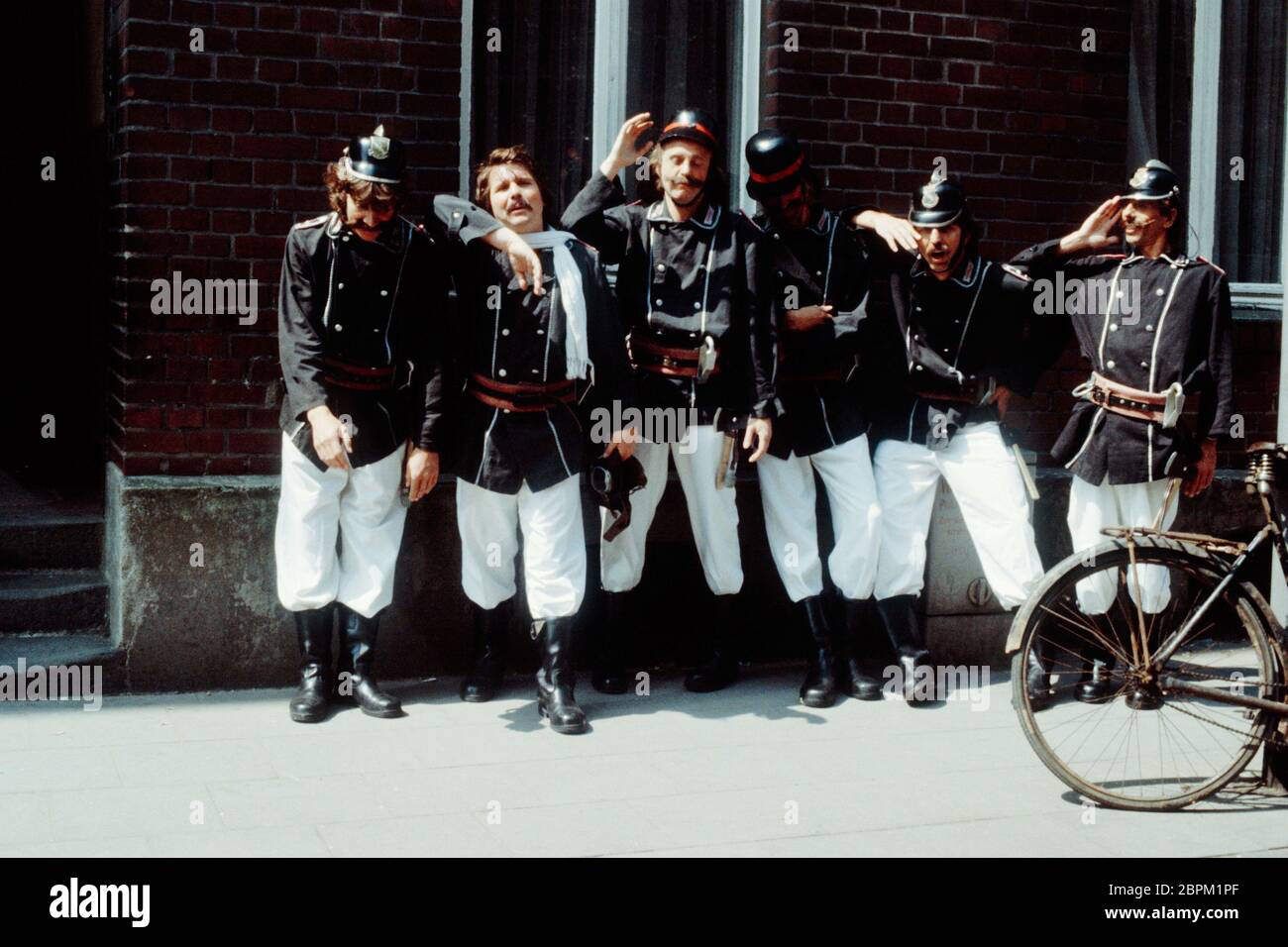 Bläck Fööss 1980er - Kölner Mundart-Musikgruppen "Bläck Fööss" in den 1980er Jahren. Stock Photo