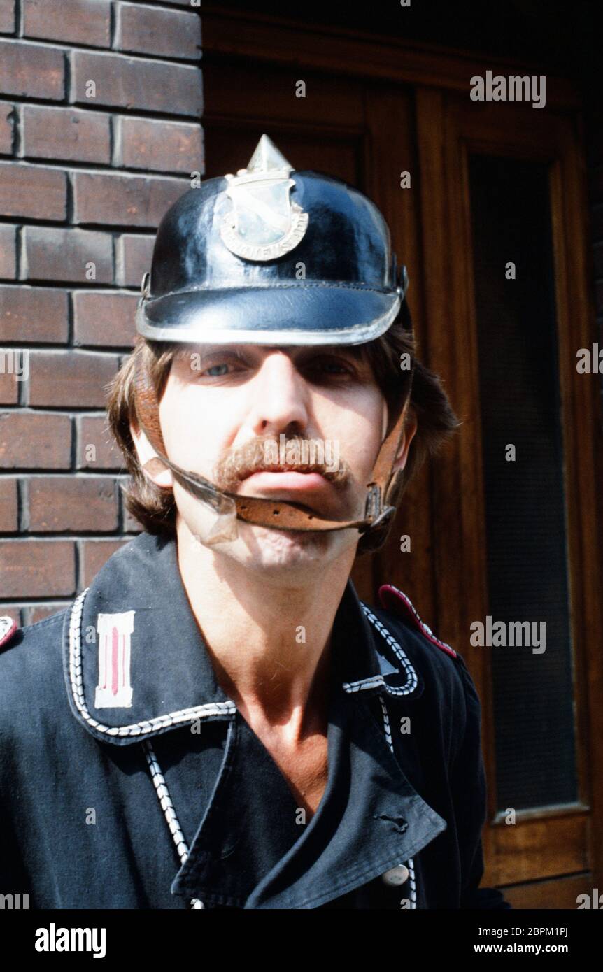Bläck Fööss 1980er - Kölner Mundart-Musikgruppen "Bläck Fööss" in den 1980er Jahren. Stock Photo