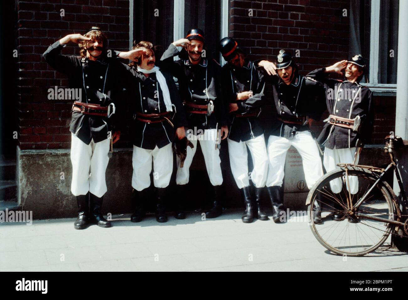 Bläck Fööss 1980er - Kölner Mundart-Musikgruppen "Bläck Fööss" in den 1980er Jahren. Stock Photo