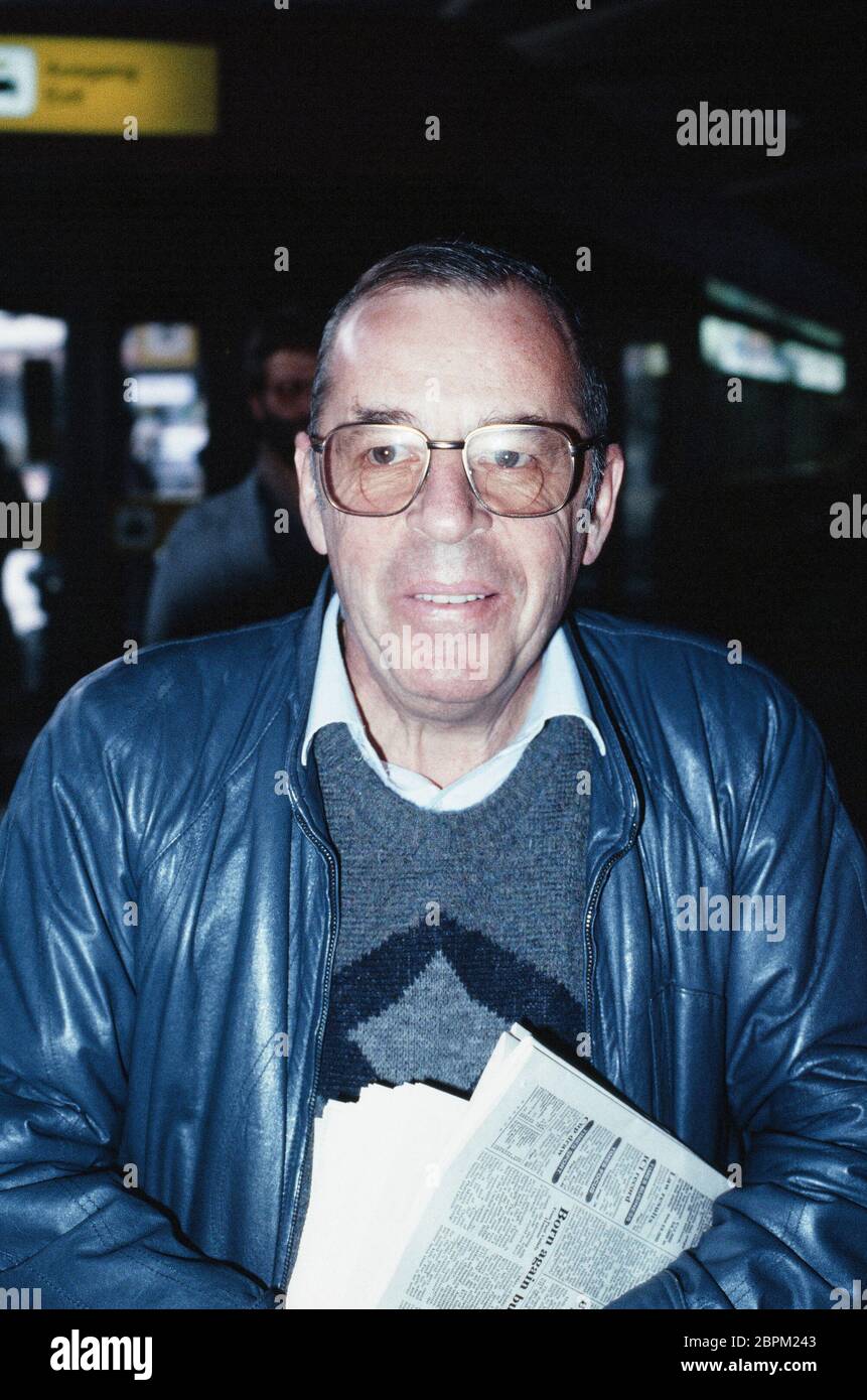 Chris Howland 1980er - Sänger Chris Howland in den 1980er Jahren Stock Photo