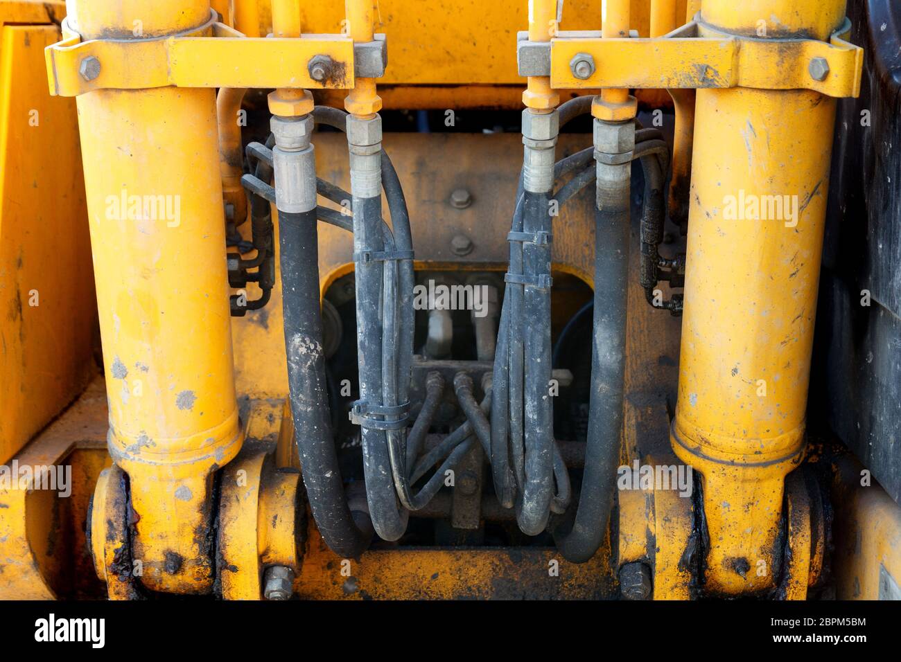 Hydraulic system, steel tubes and rubber parts of lifting mechanism