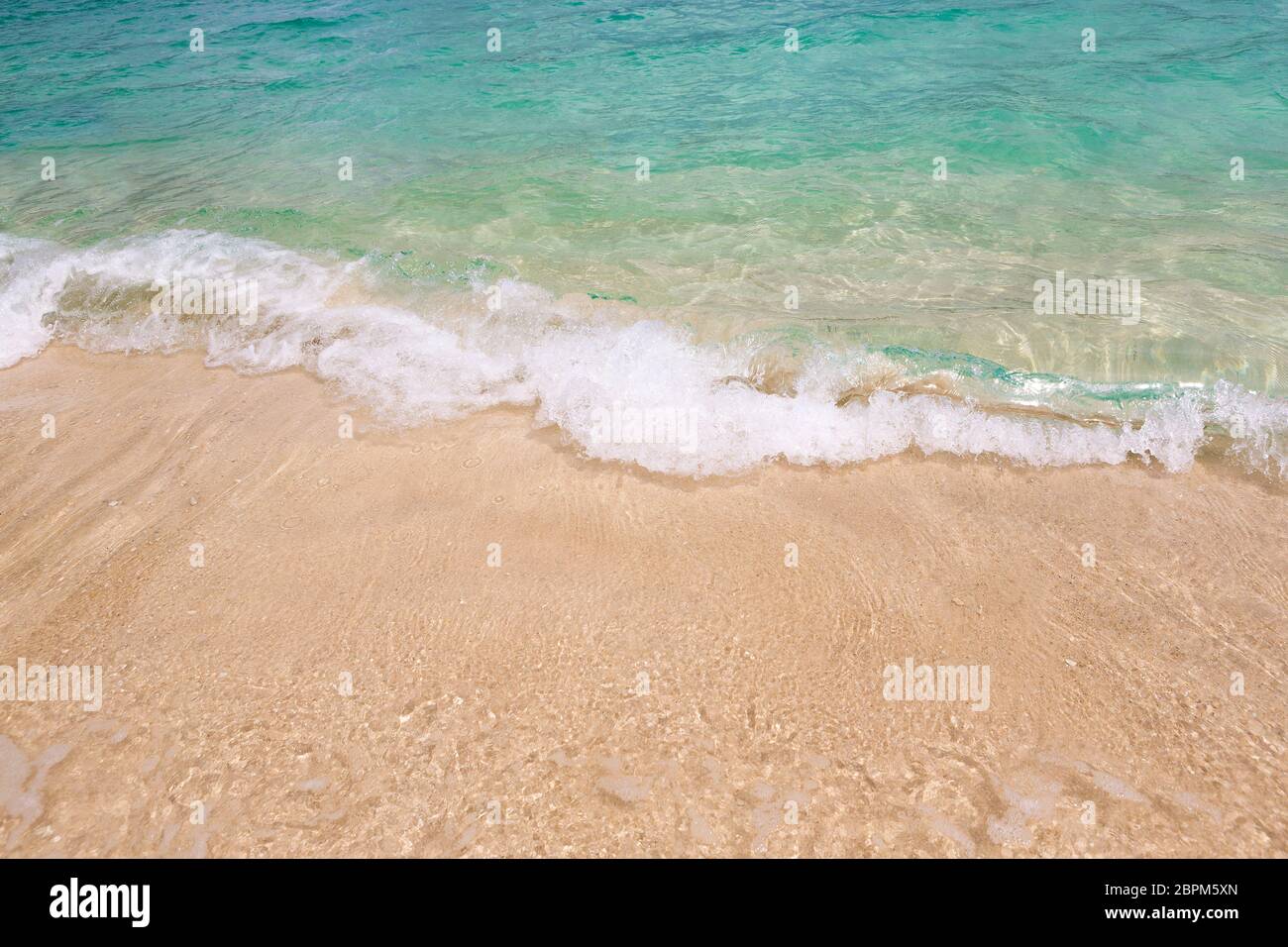 Tropical beach background with soft wave and white sand Stock Photo - Alamy