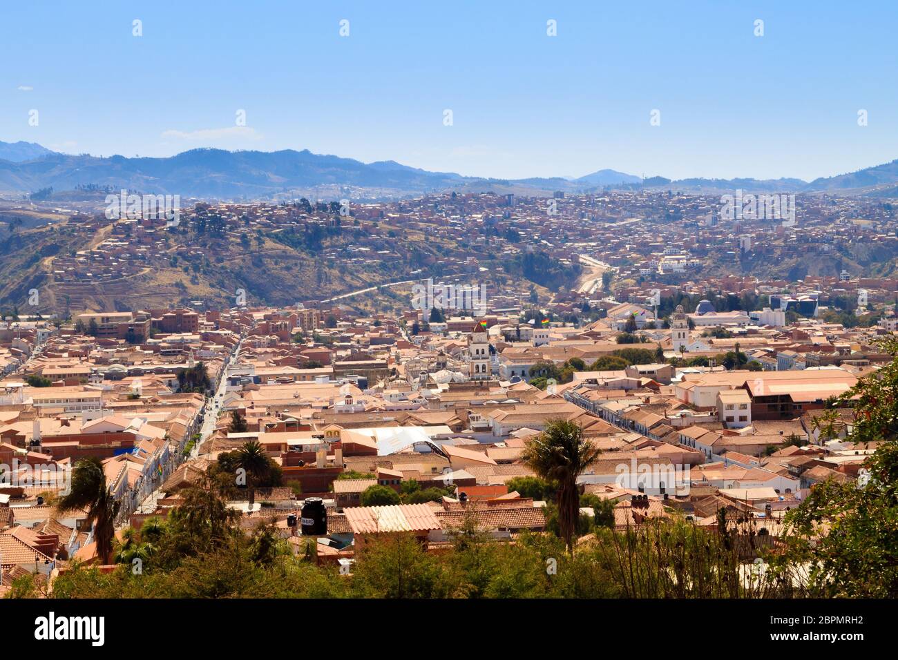 Sucre aerial view,Bolivia.Bolivian landmark Stock Photo - Alamy