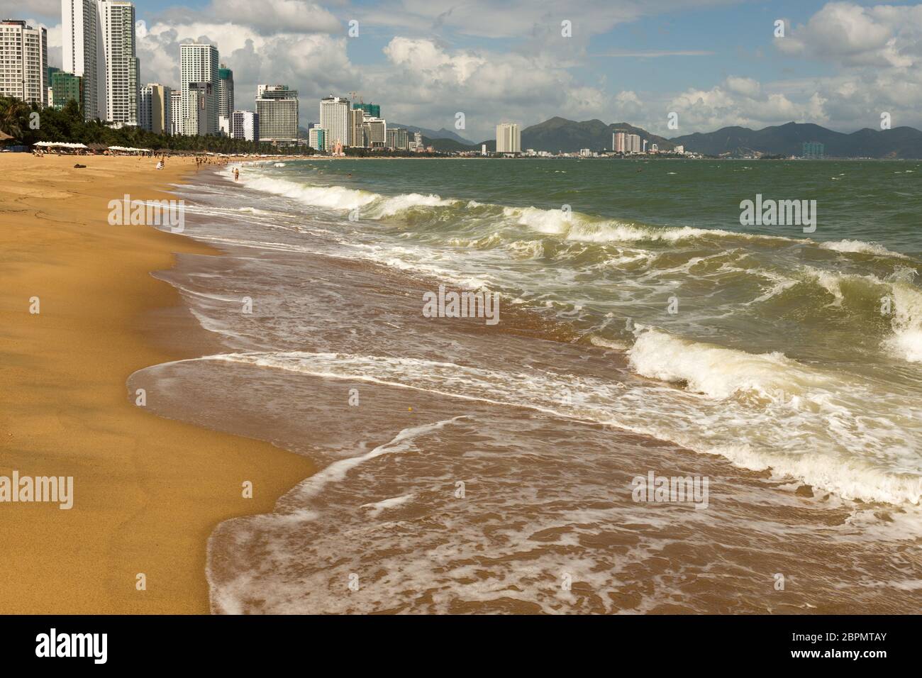 Nha Trang city beach in good weather .Vietnam Stock Photo Alamy