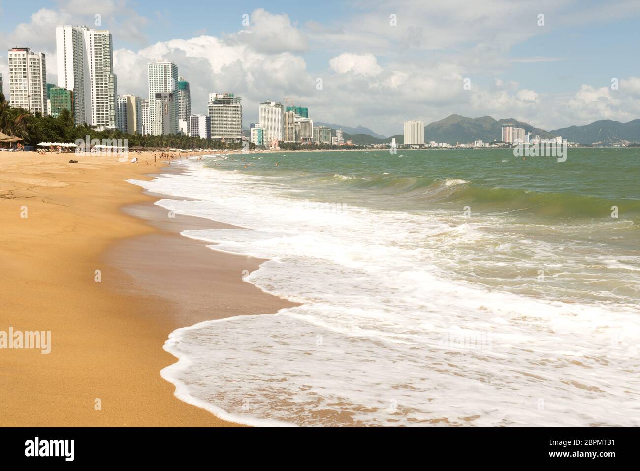 Nha Trang city beach in good weather .Vietnam Stock Photo Alamy