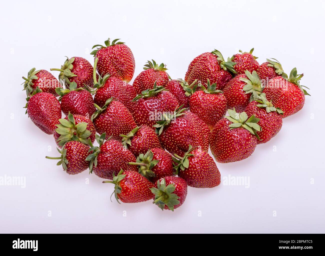 fresh ripe strawberries isolated on white background Stock Photo - Alamy
