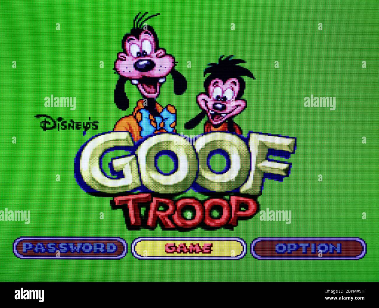 Disney's Goof Troop - SNES Super Nintendo  - Editorial use only Stock Photo