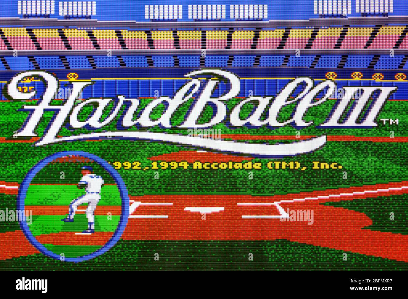 Hard Ball III Hardball 3 Baseball SNES Super Nintendo Editorial use
