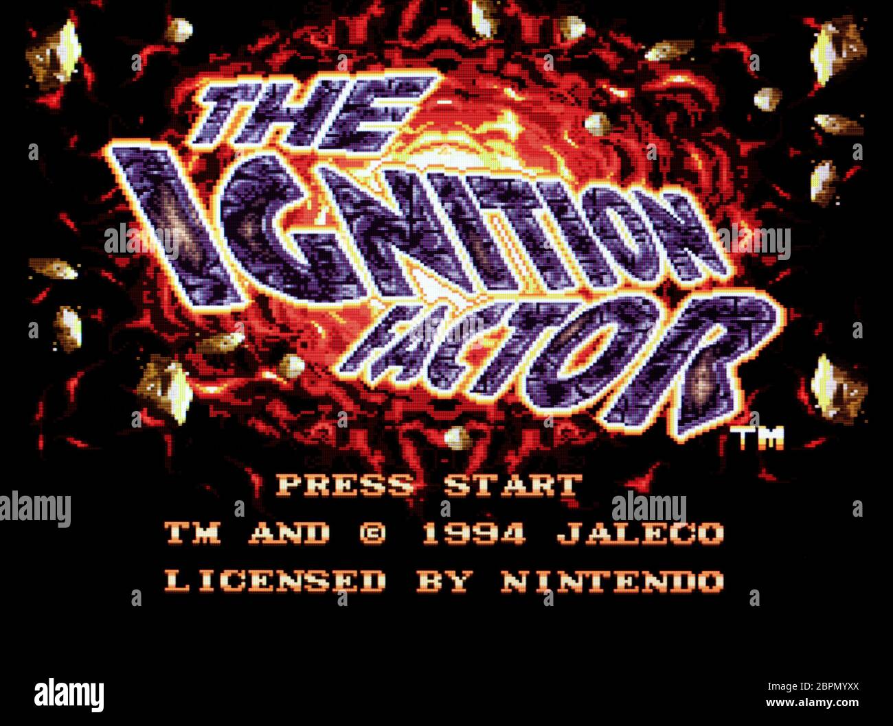 The Ignition Factor SNES Super Nintendo Editorial use only Stock
