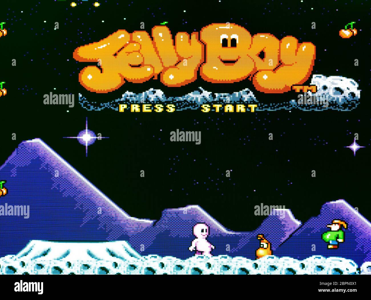 Jelly Boy SNES Super Nintendo Editorial use only Stock Photo Alamy