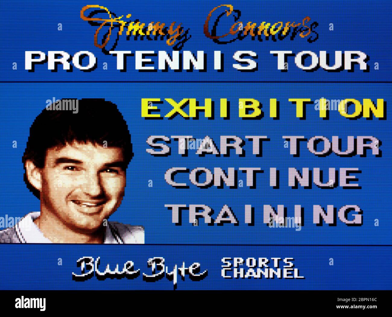 Jimmy Connors Pro Tennis Tour - SNES Super Nintendo - Editorial use only  Stock Photo - Alamy
