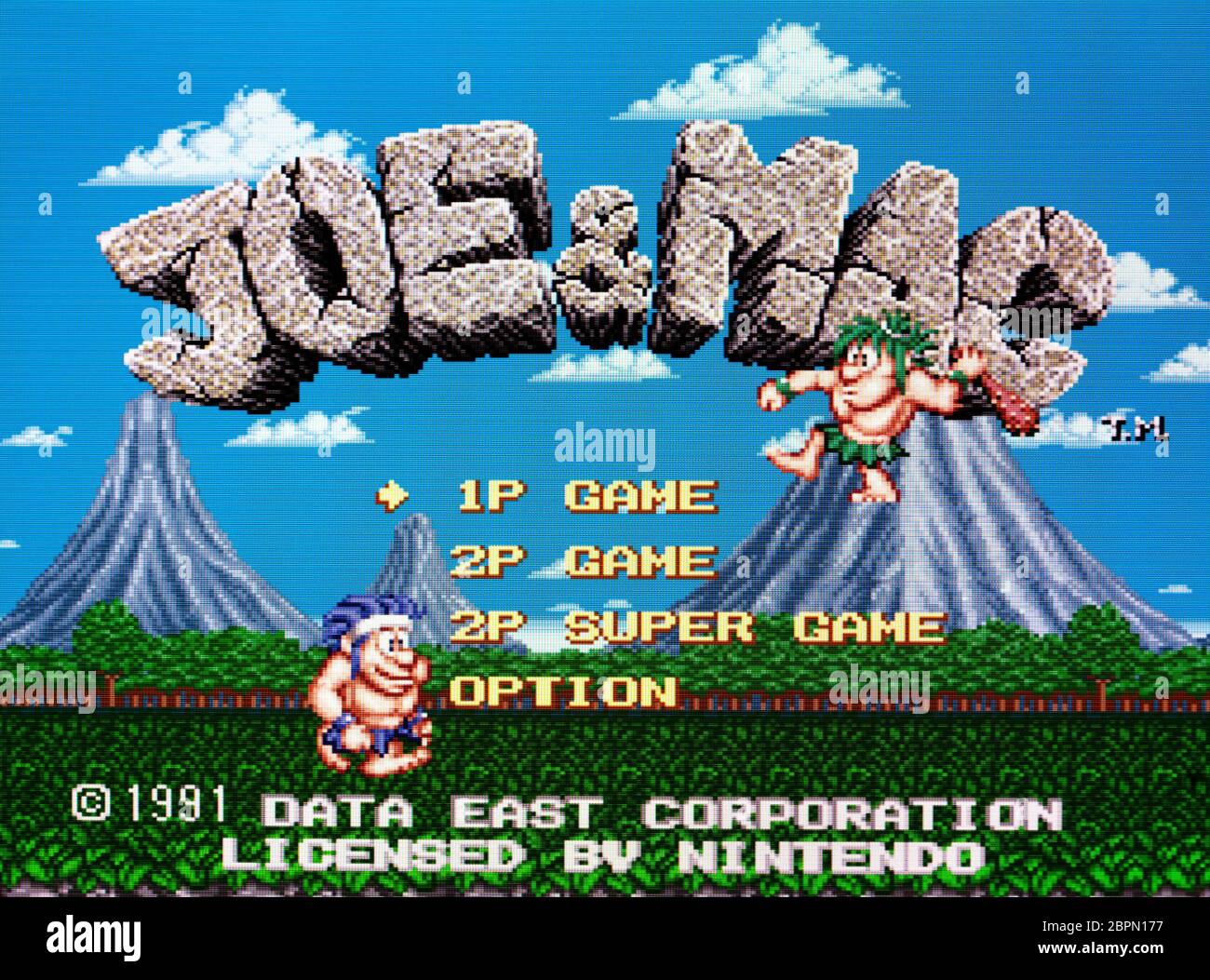 Joe Mac Snes Super Nintendo Editorial Use Only Stock Photo Alamy