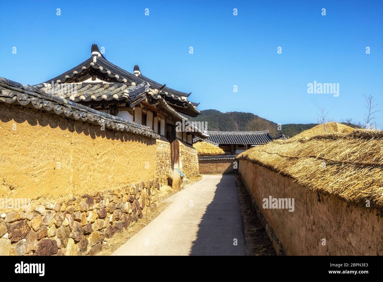 Andong Hahoe Folk Village is UNESCO world heritage famous travel iconic ...