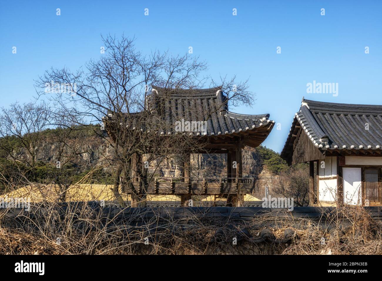 Andong Hahoe Folk Village is UNESCO world heritage famous travel iconic ...