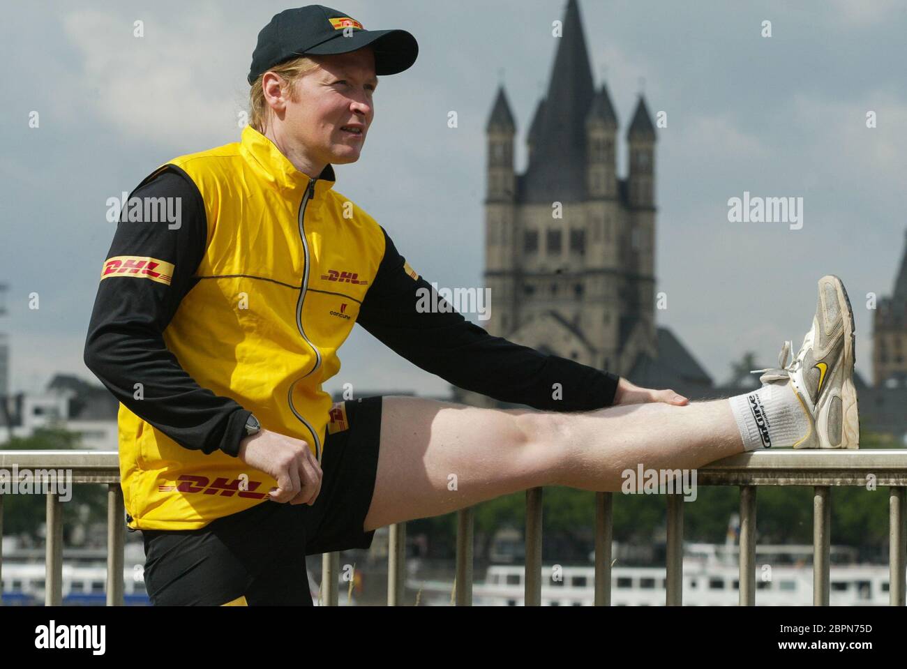 Joey Kelly Training Der deutsche Musiker und Sportler Joey Kelly während des Trainings Stock