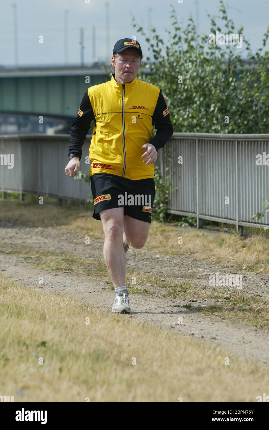 Joey Kelly Training Der deutsche Musiker und Sportler Joey Kelly während des Trainings Stock