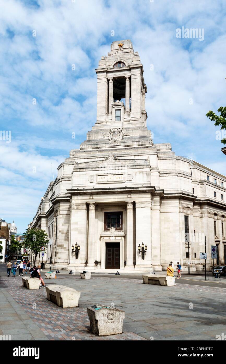 Freemasons' Hall, the headquarters of the United Grand Lodge of England, Great Queen Street, London, UK Stock Photo