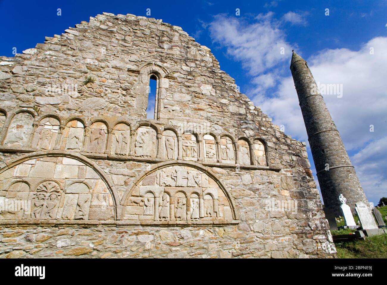 Ardmore Church Round Tower County Waterford Ireland Stock Photo Alamy