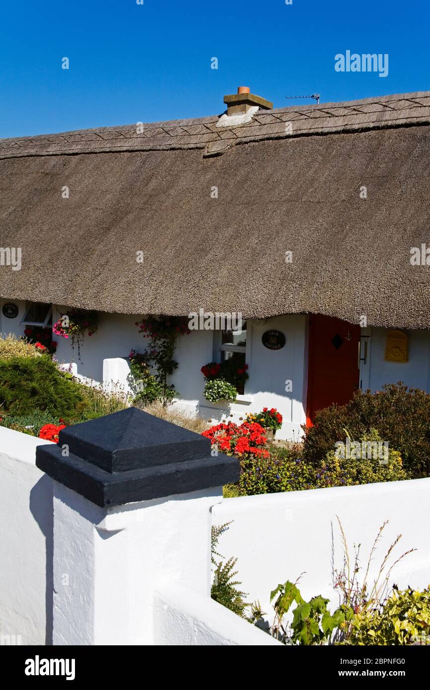 Thatched Cottage in Dunmore East Village, County Waterford, Ireland