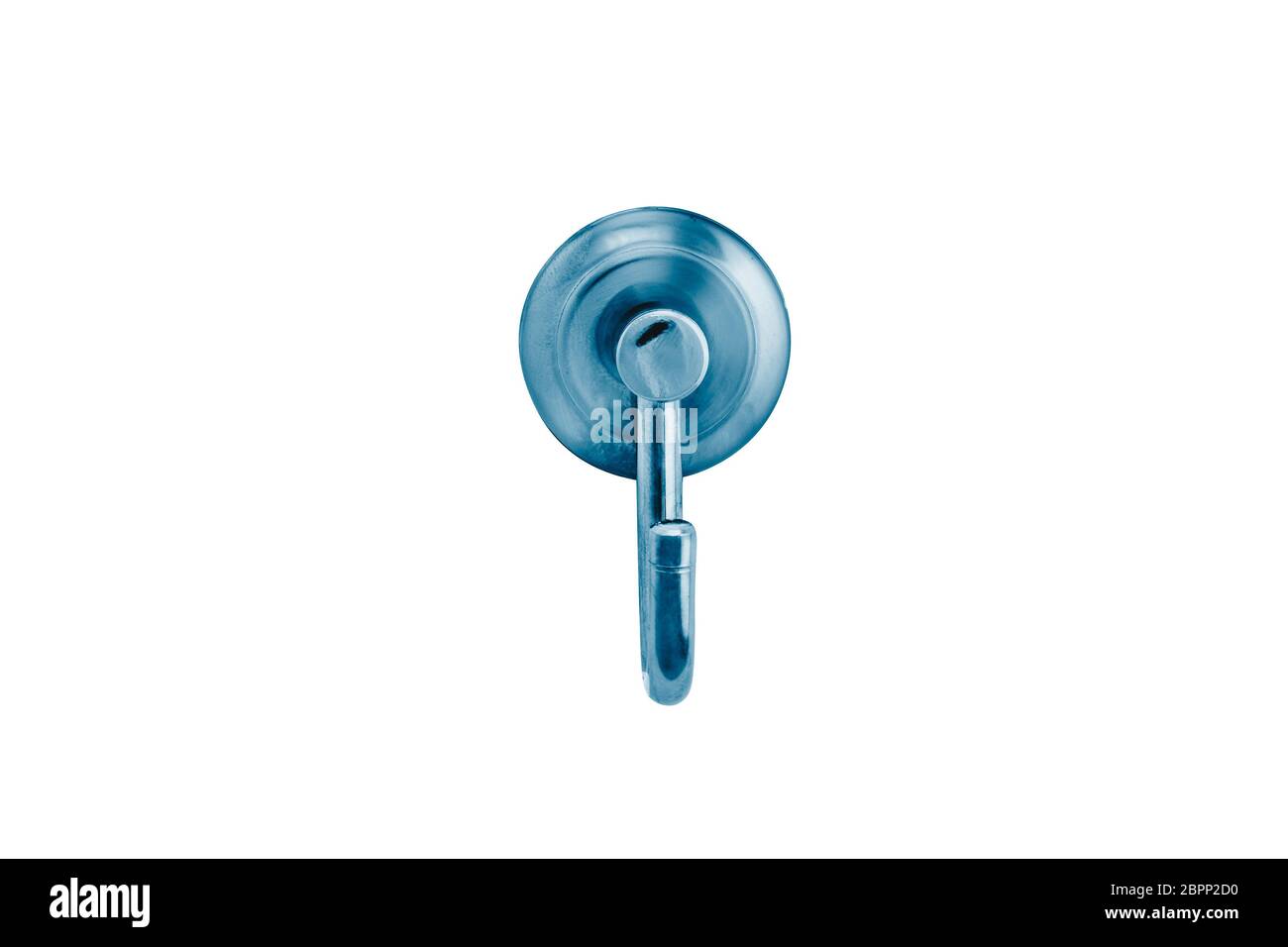 Golden Metal hanger (wall, hanger, hook) isolated on white background