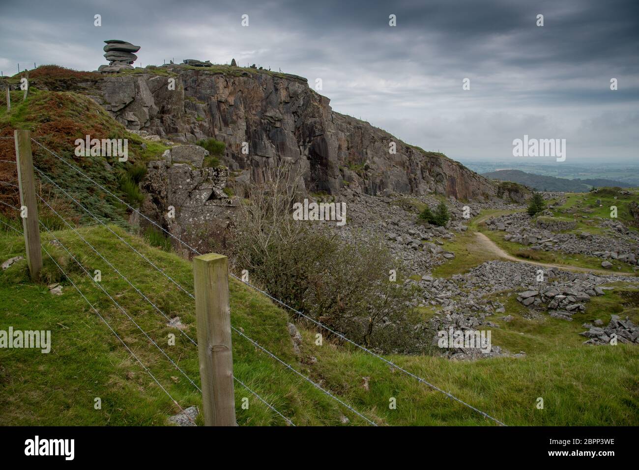 The Flooded Gold Diggings quarry on Bodmin Moor Stock Photo - Alamy