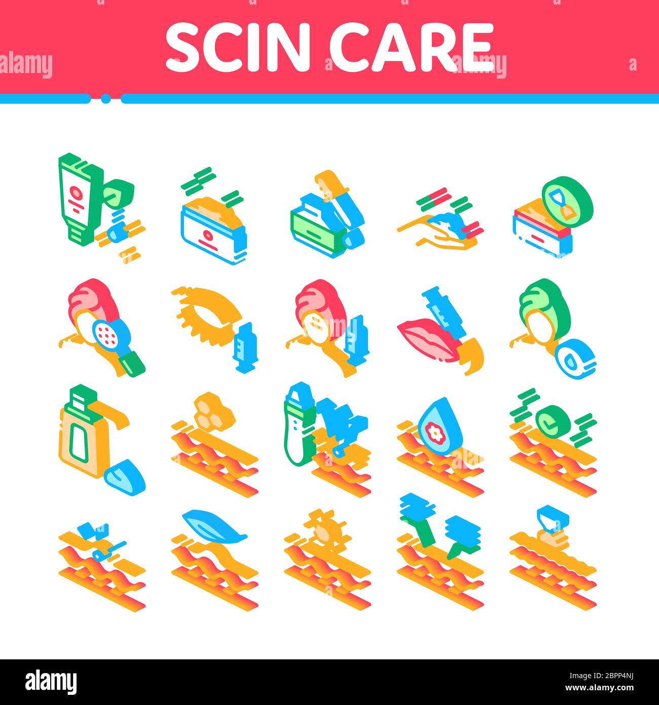 Injection to skin moisturizing Stock Vector Images - Alamy