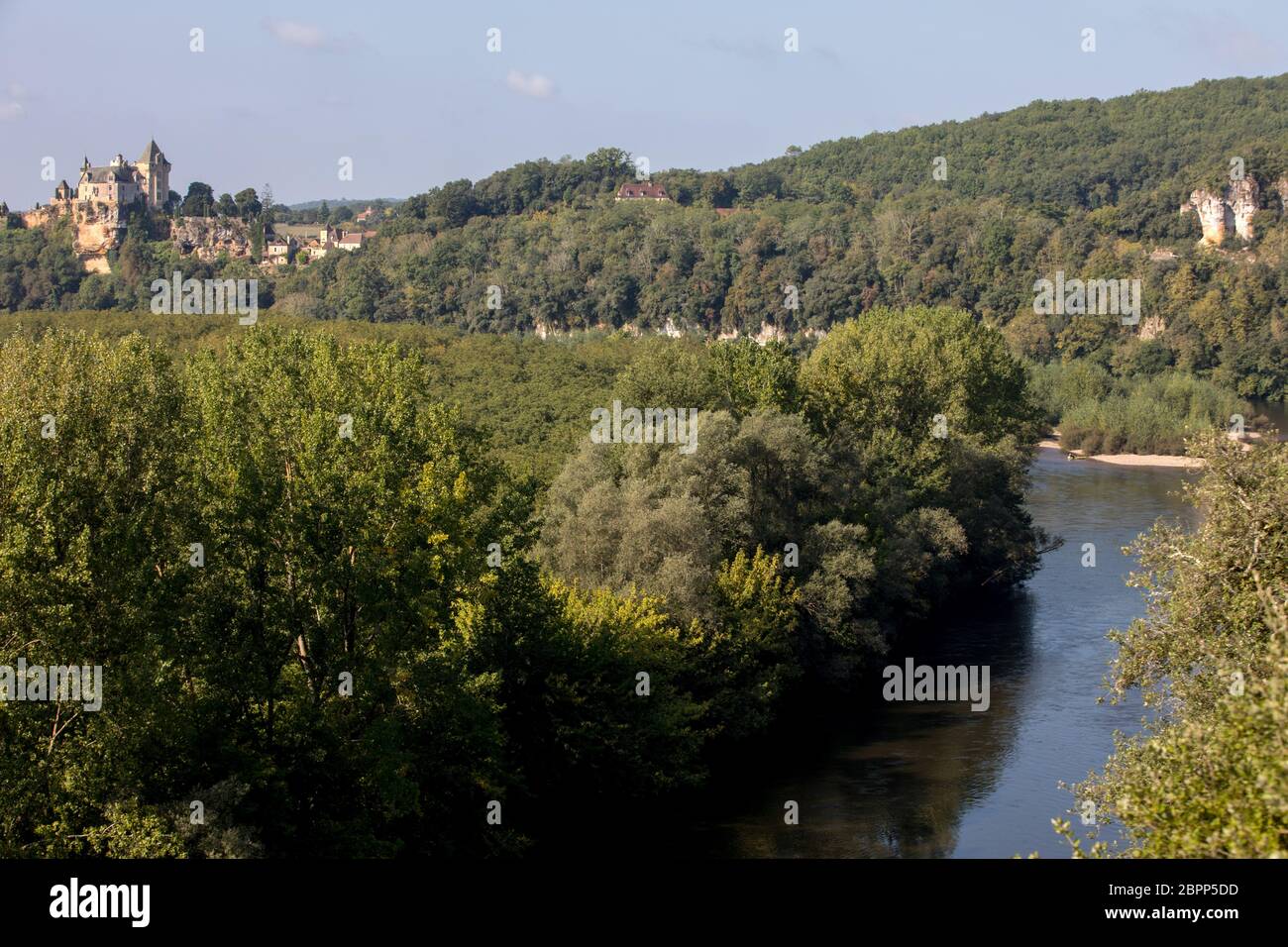 Chateau de Montfort in the Dordogne valley. France Stock Photo Alamy