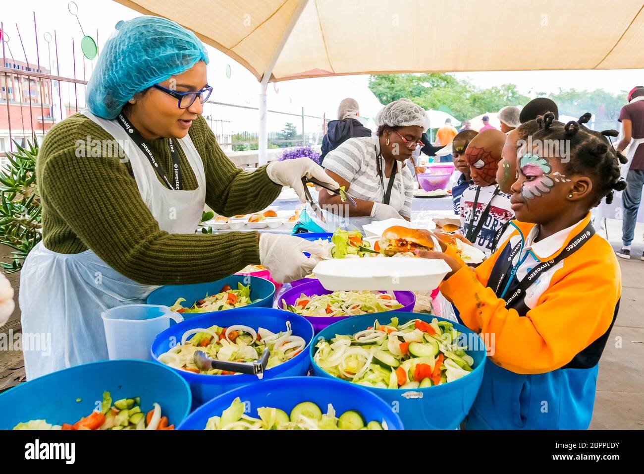 Johannesburg, South Africa March 24, 2018 Soup Kitchen community