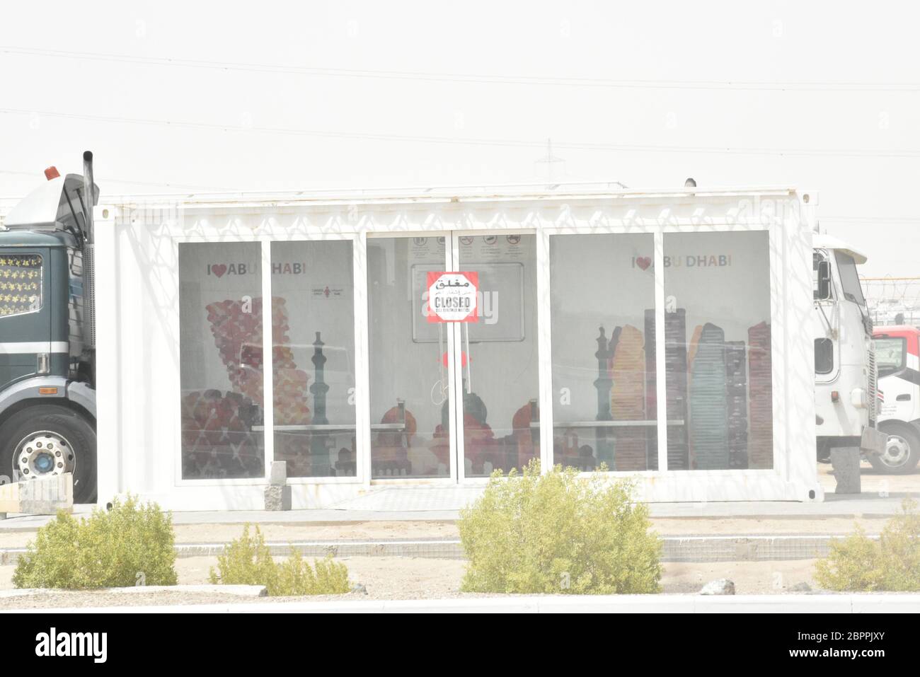 Bus shelter cleaning hi-res stock photography and images - Alamy