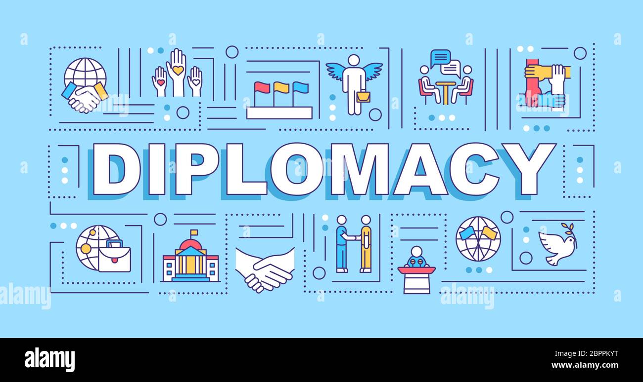 Diplomacy word concepts banner Stock Vector Image & Art Alamy